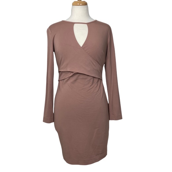 Dynamite Dresses & Skirts - DYNAMITE Dress Pink Mini Long Sleeve Body Con Size Medium
